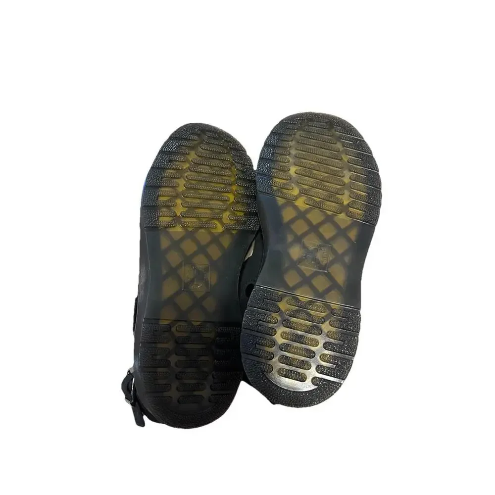 Dr. Martens Carlson Black‎ Suede Clog Mule Slingback Women’s Size 6 EU 38 H66